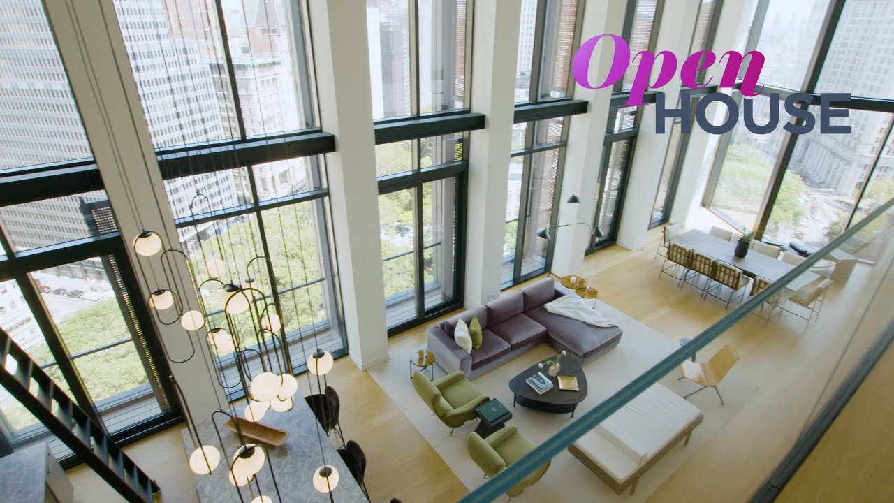 A Duplex Penthouse in Downtown NYC with Impressive Interiors | Open House TV