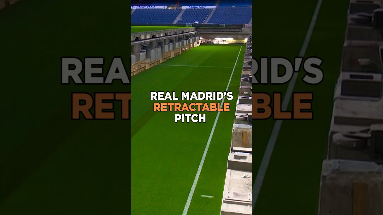 Real Madrid’s Retractable Pitch is INSANE