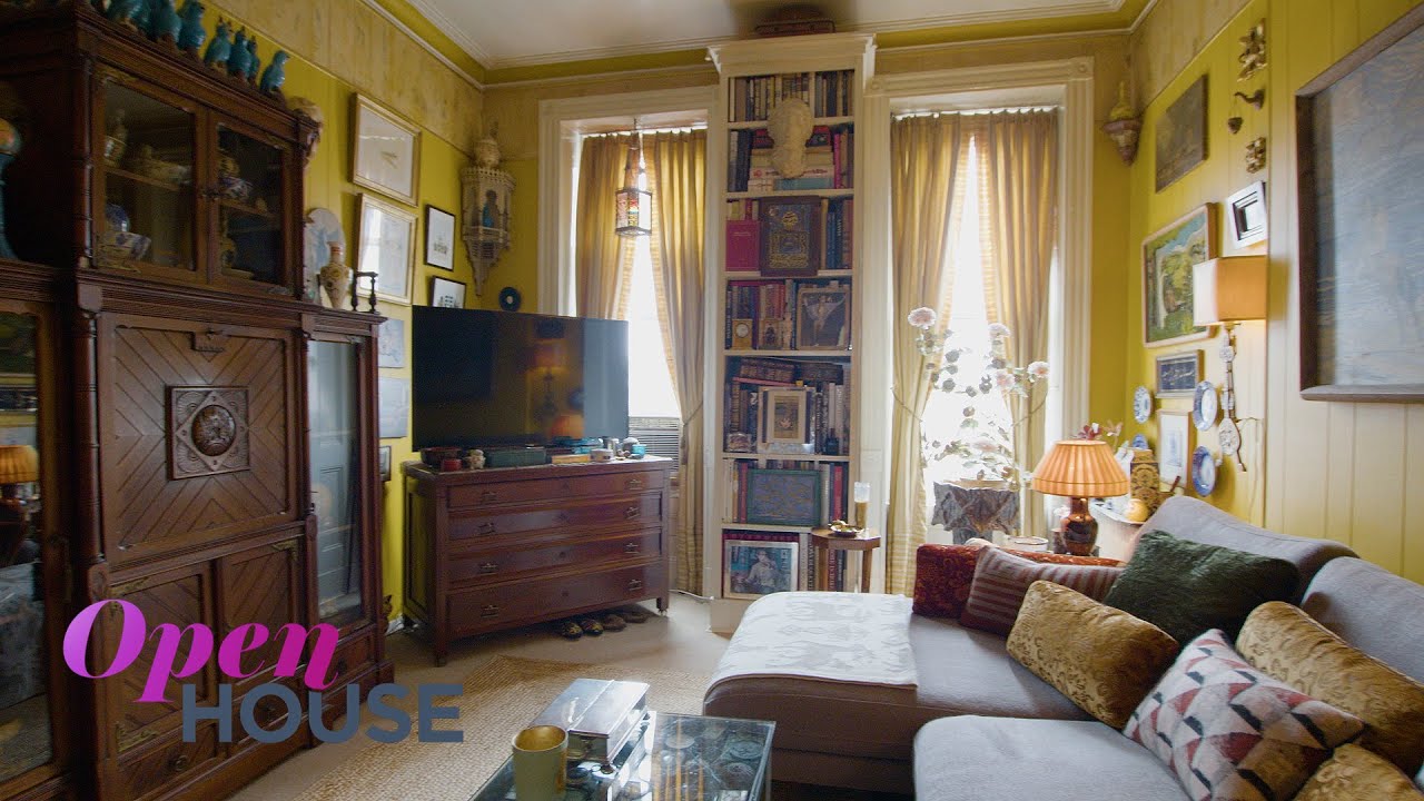 A Railroad-Style Apartment in Williamsburg Featuring a Lifetime of Collected Art | Open House TV