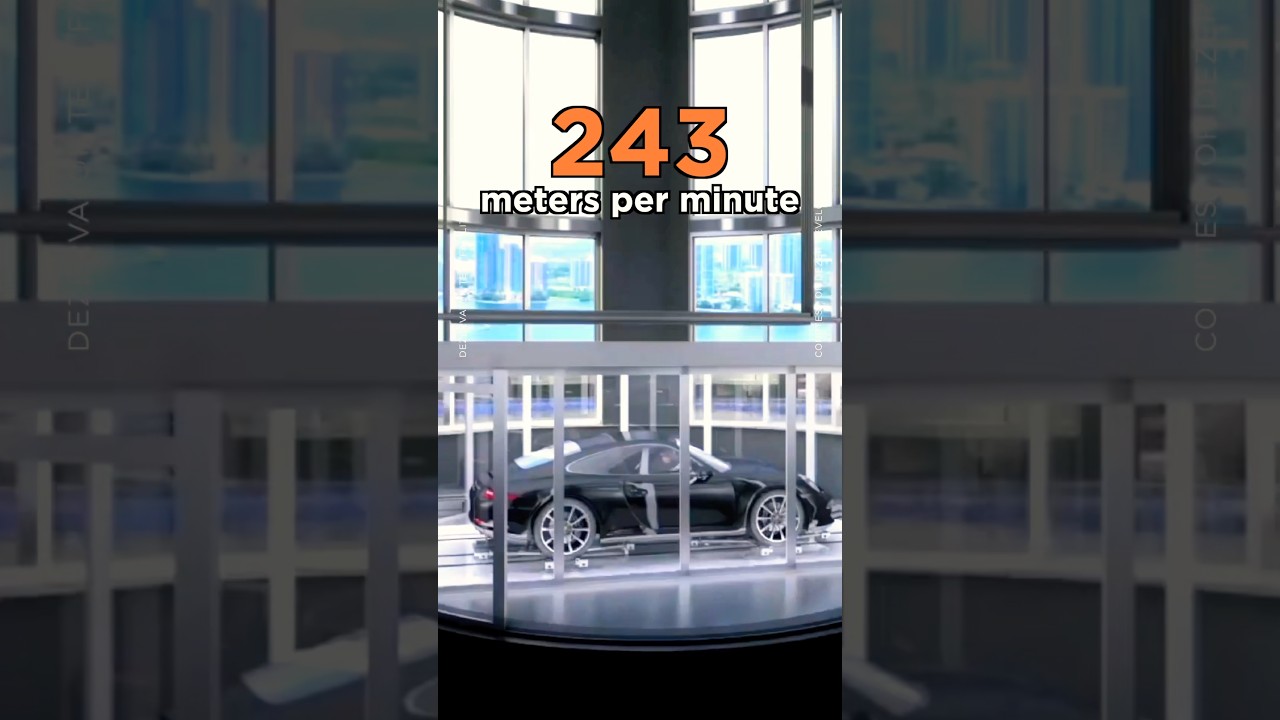 The Insane CAR ELEVATORS Inside Porsche's Skyscraper
