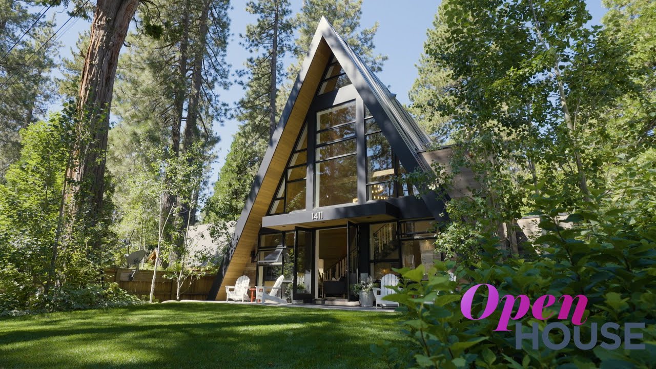A Modern Take on a Classic A-Frame Home in Lake Tahoe | Open House TV