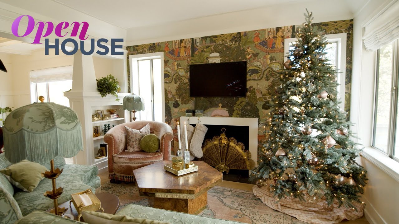 California Vibes Meet Holiday Glamour in this 1920s Los Angeles Home | Open House TV